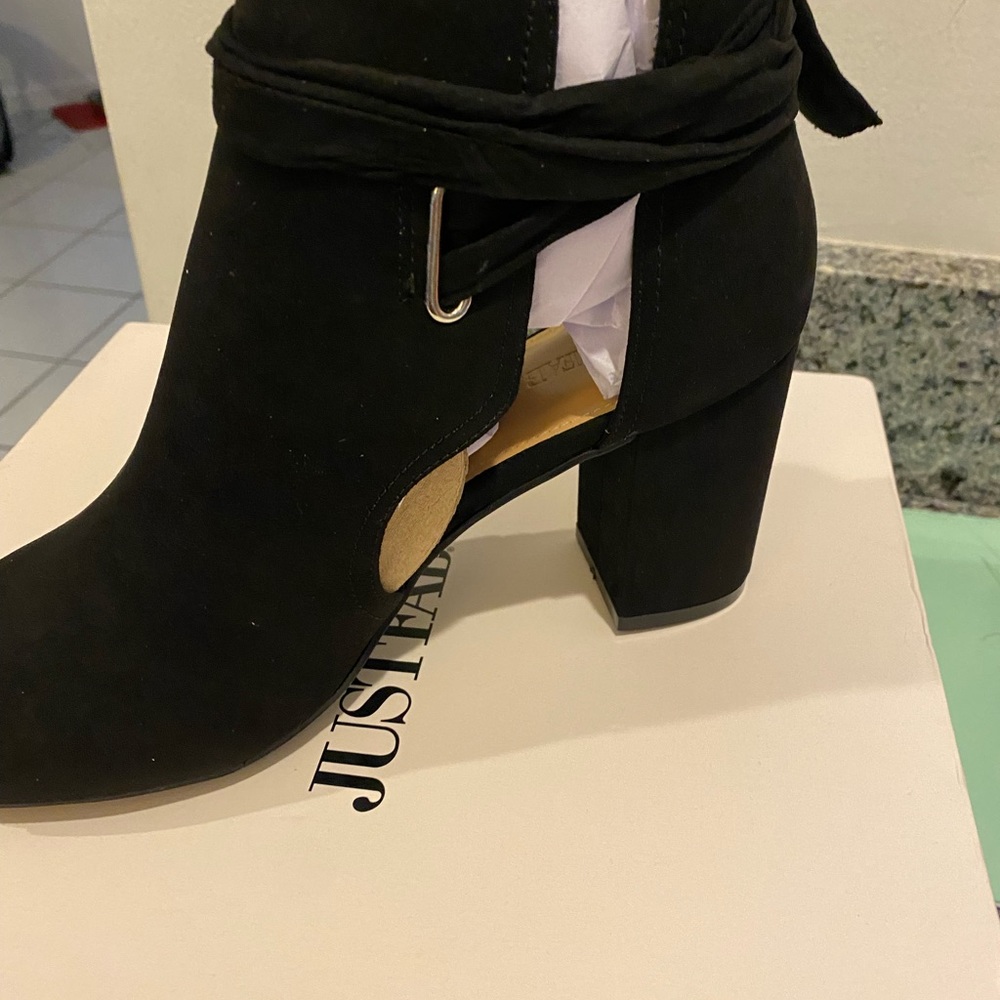 Peep Toe Bootie - image 6